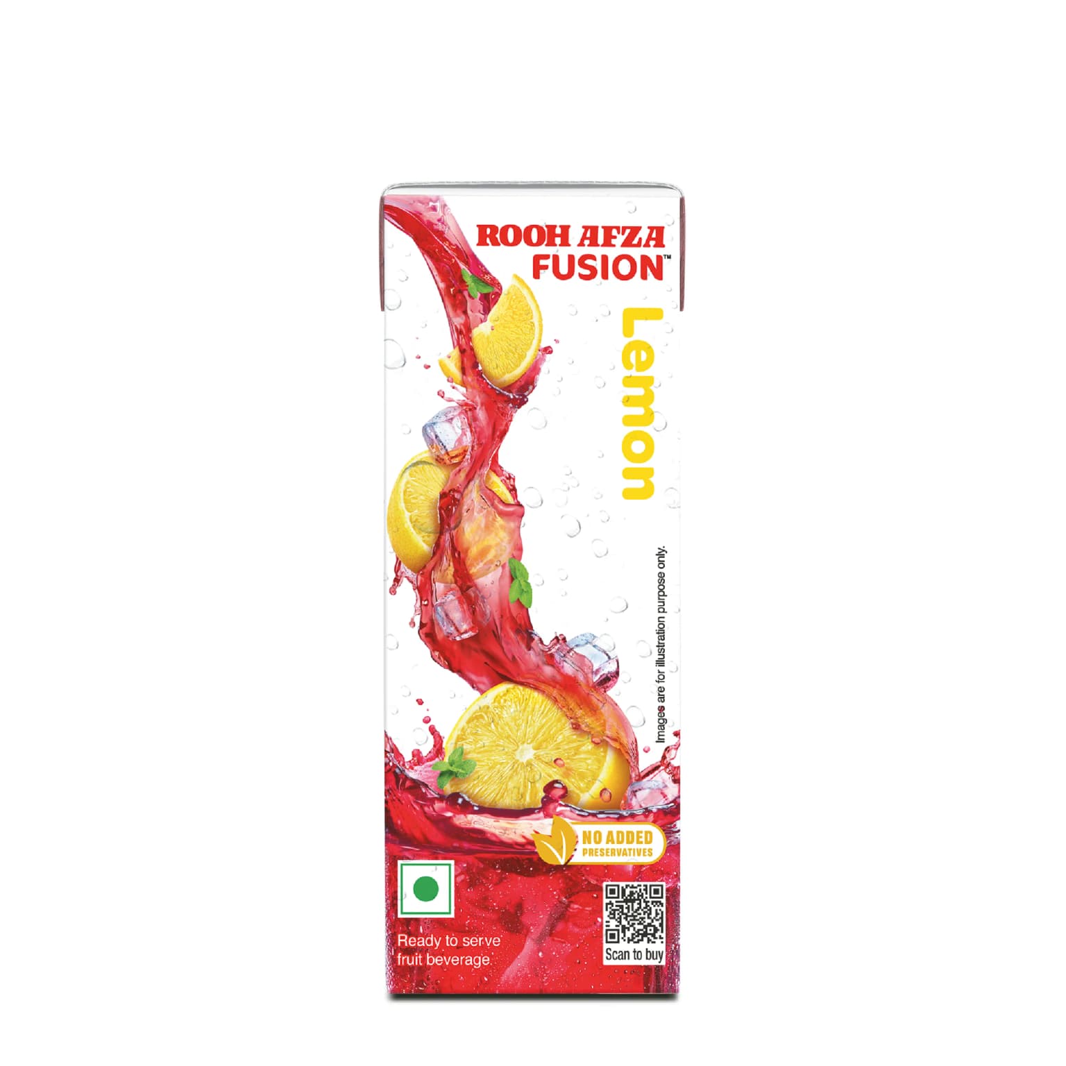 Buy Hamdard Rooh Afza Fusion Lemon Online - OLRAA Indian Snacks