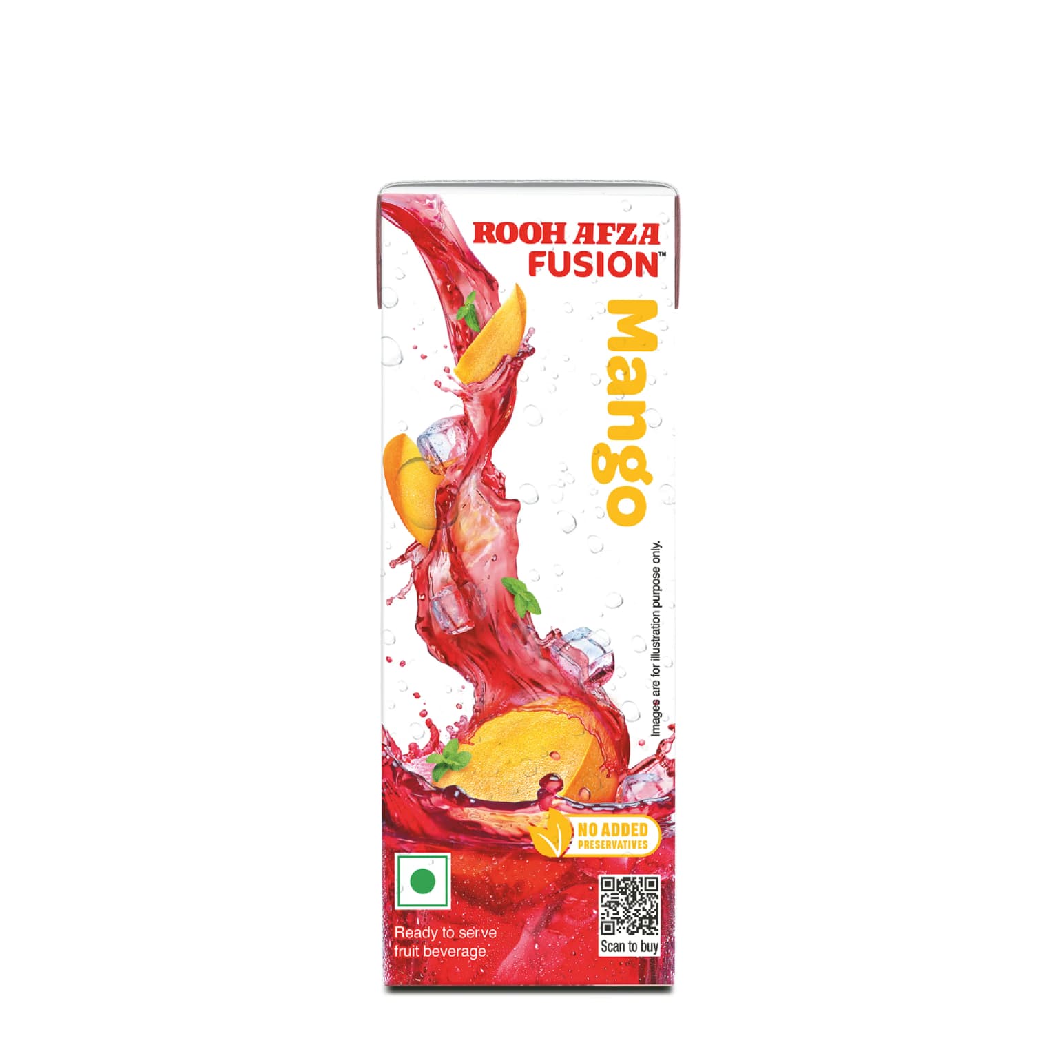 Buy Hamdard Rooh Afza Fusion Mango Online - OLRAA Indian Snacks