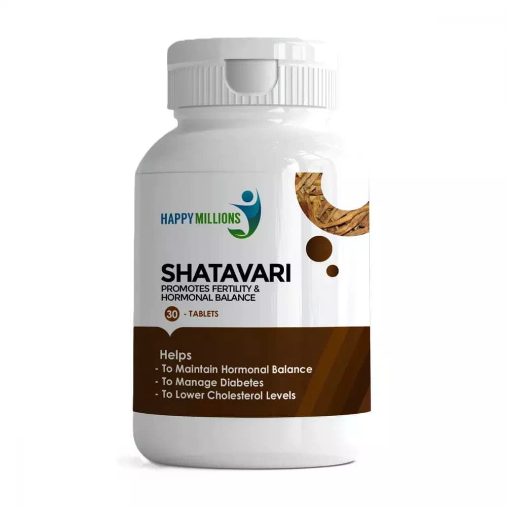 Buy Happy Millions Shatavari Tablets Online - OLRAA Indian Snacks