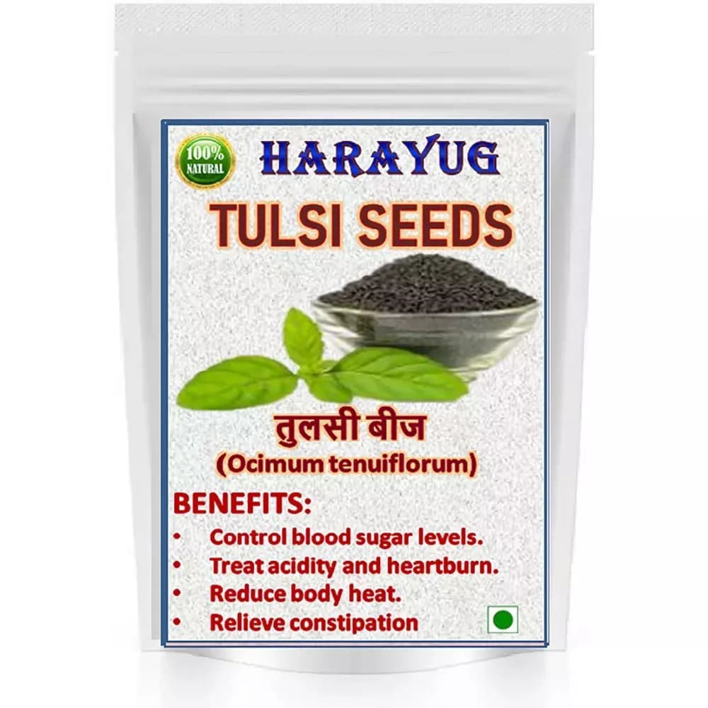Buy Harayug Tulsi Seeds Online - OLRAA Indian Snacks