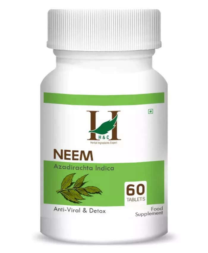 Buy H&C Herbal Neem Tablets Online - OLRAA Indian Snacks