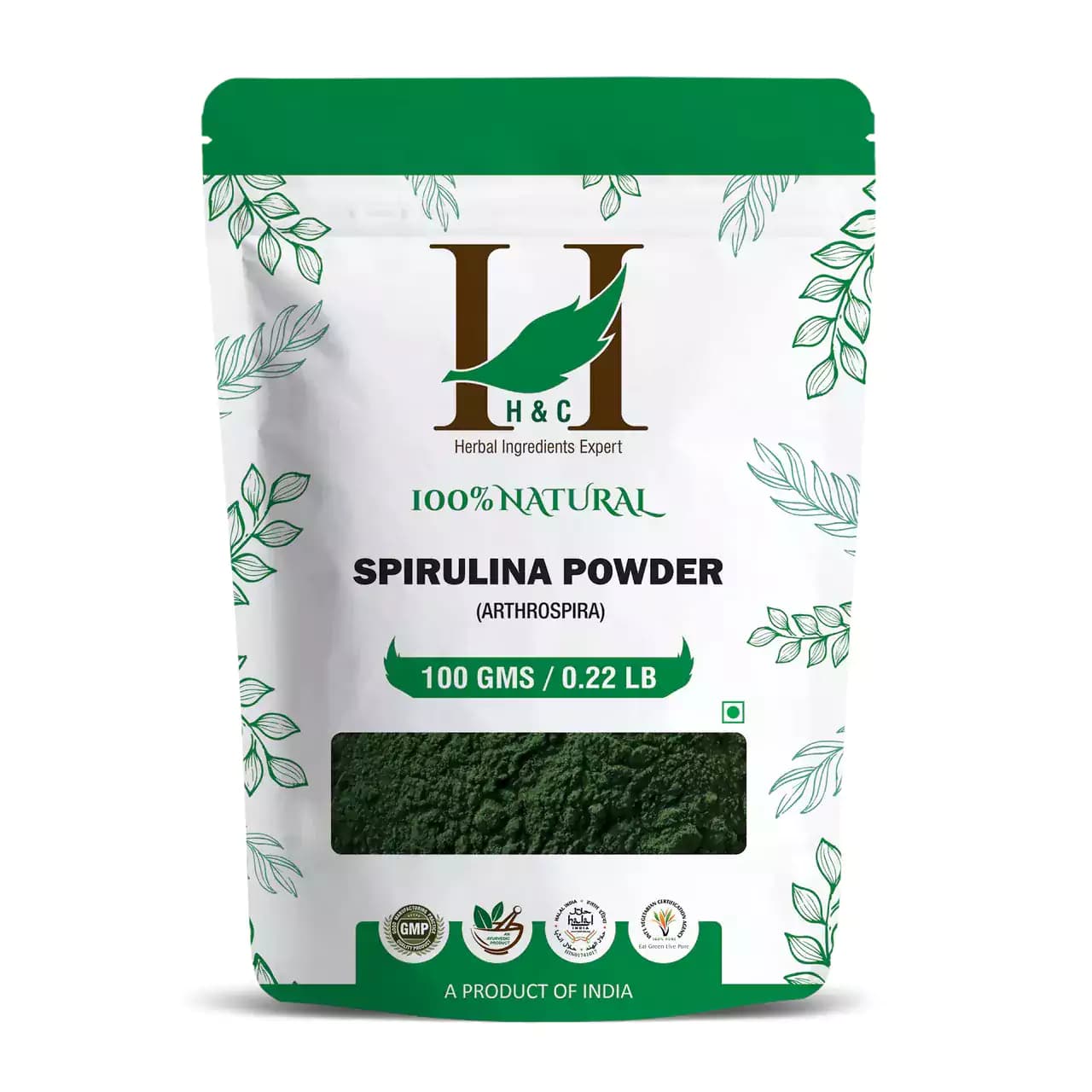 Buy H&C Herbal Spirulina Powder Online - OLRAA Indian Snacks