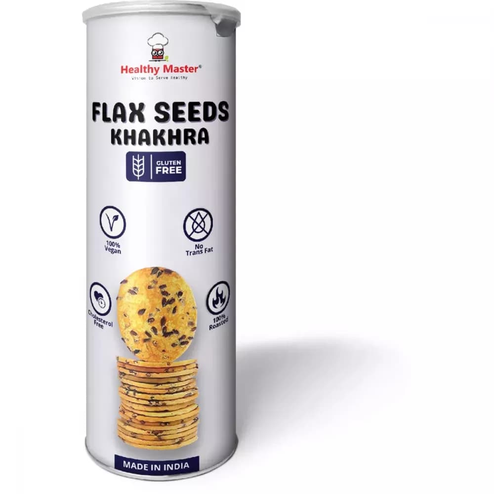 Buy Healthy Master Flax Seeds Khakhra Online - OLRAA Indian Snacks