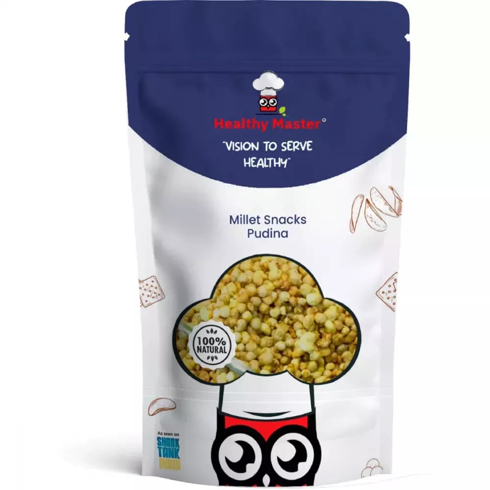 Buy Healthy Master Millet Snacks Pudina Online - OLRAA Indian Snacks