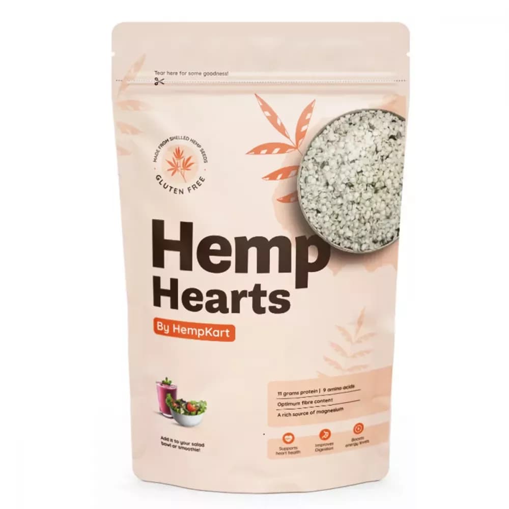 Buy Hemp Kart Hemp Hearts Online - OLRAA Indian Snacks