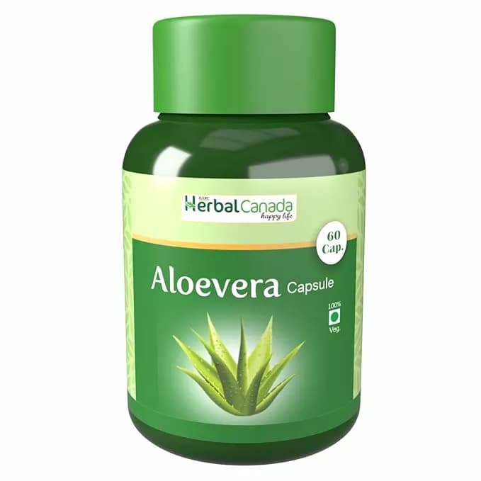 Buy Herbal Canada Aloe Vera Capsules Online - OLRAA Indian Snacks