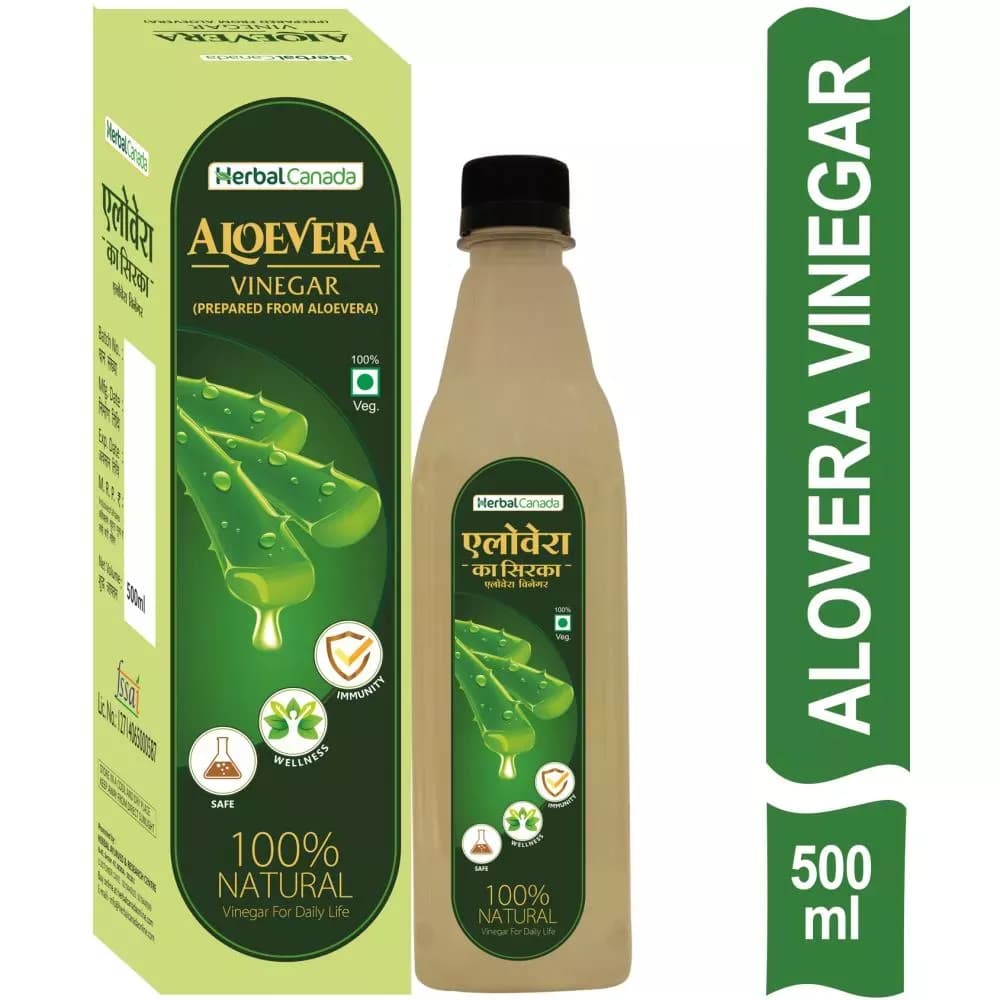 Buy Herbal Canada Aloevera Vinegar Online - OLRAA Indian Snacks