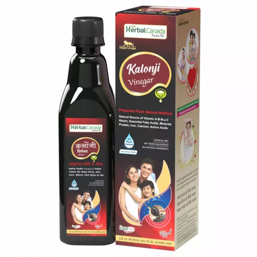 Buy Herbal Canada Kalonji Vinegar Online - OLRAA Indian Snacks