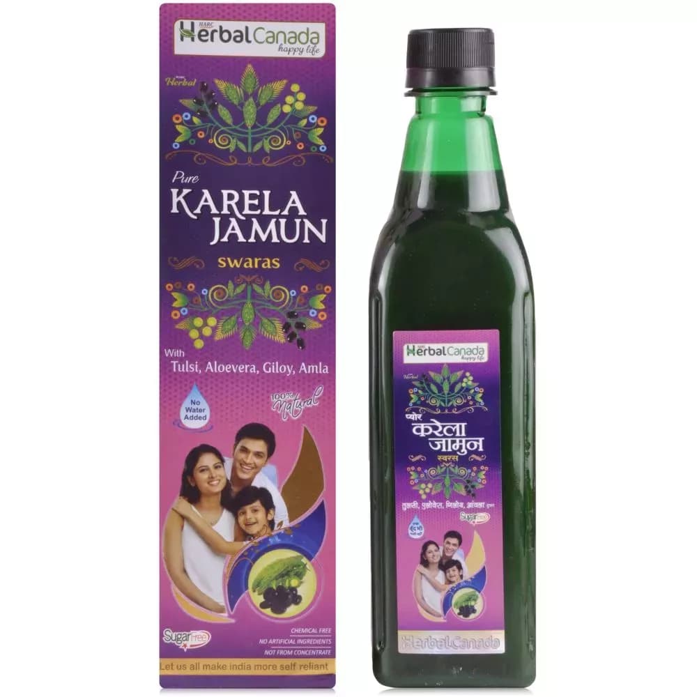 Buy Herbal Canada Karela Jamun Swaras Online - OLRAA Indian Snacks