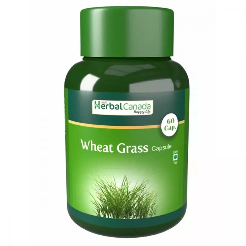 Buy Herbal Canada Wheat Grass Capsule Online - OLRAA Indian Snacks