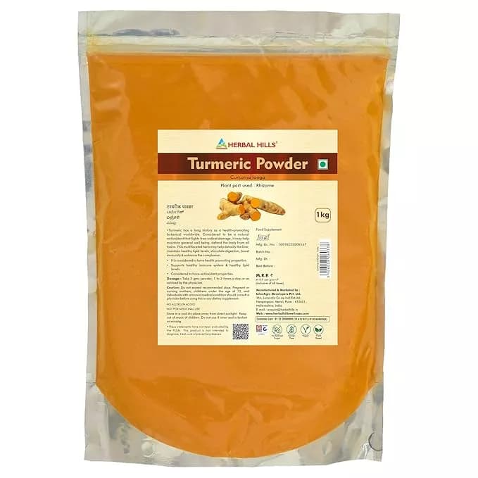 Buy Herbal Hills Turmeric Powder Online - OLRAA Indian Snacks