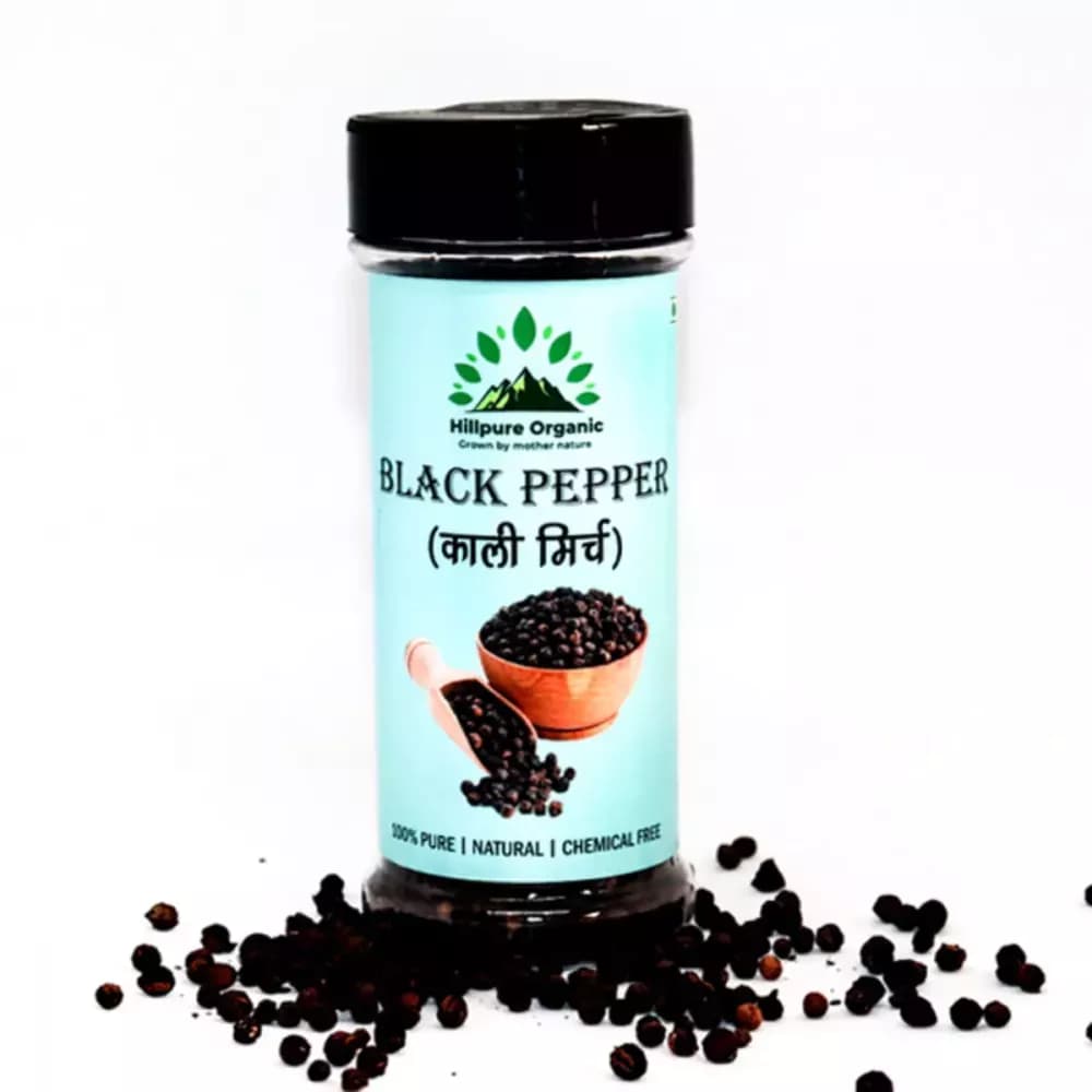 Buy Hillpure Organic Black Pepper Online - OLRAA Indian Snacks