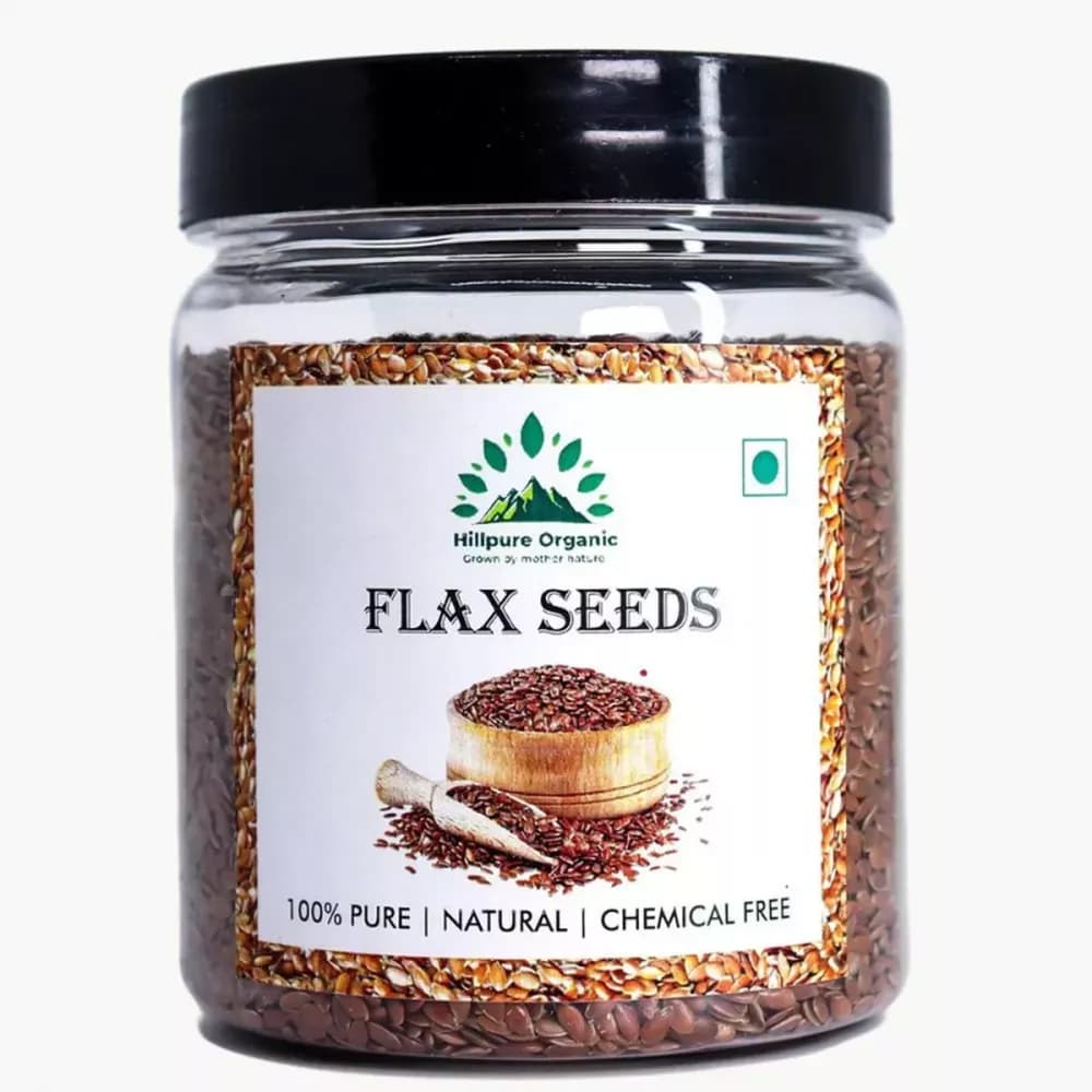 Buy Hillpure Organic Flax Seeds Online - OLRAA Indian Snacks