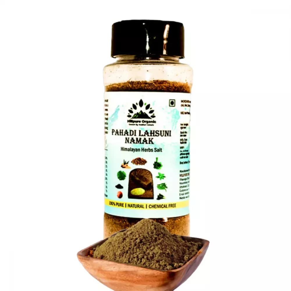 Buy Hillpure Organic Pahadi Lahsuni Namak Online - OLRAA Indian Snacks