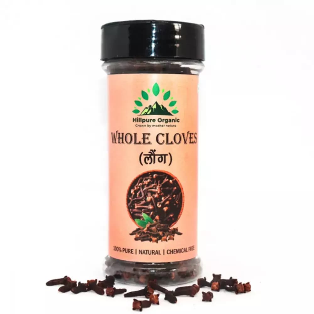 Buy Hillpure Organic Whole Cloves Online - OLRAA Indian Snacks