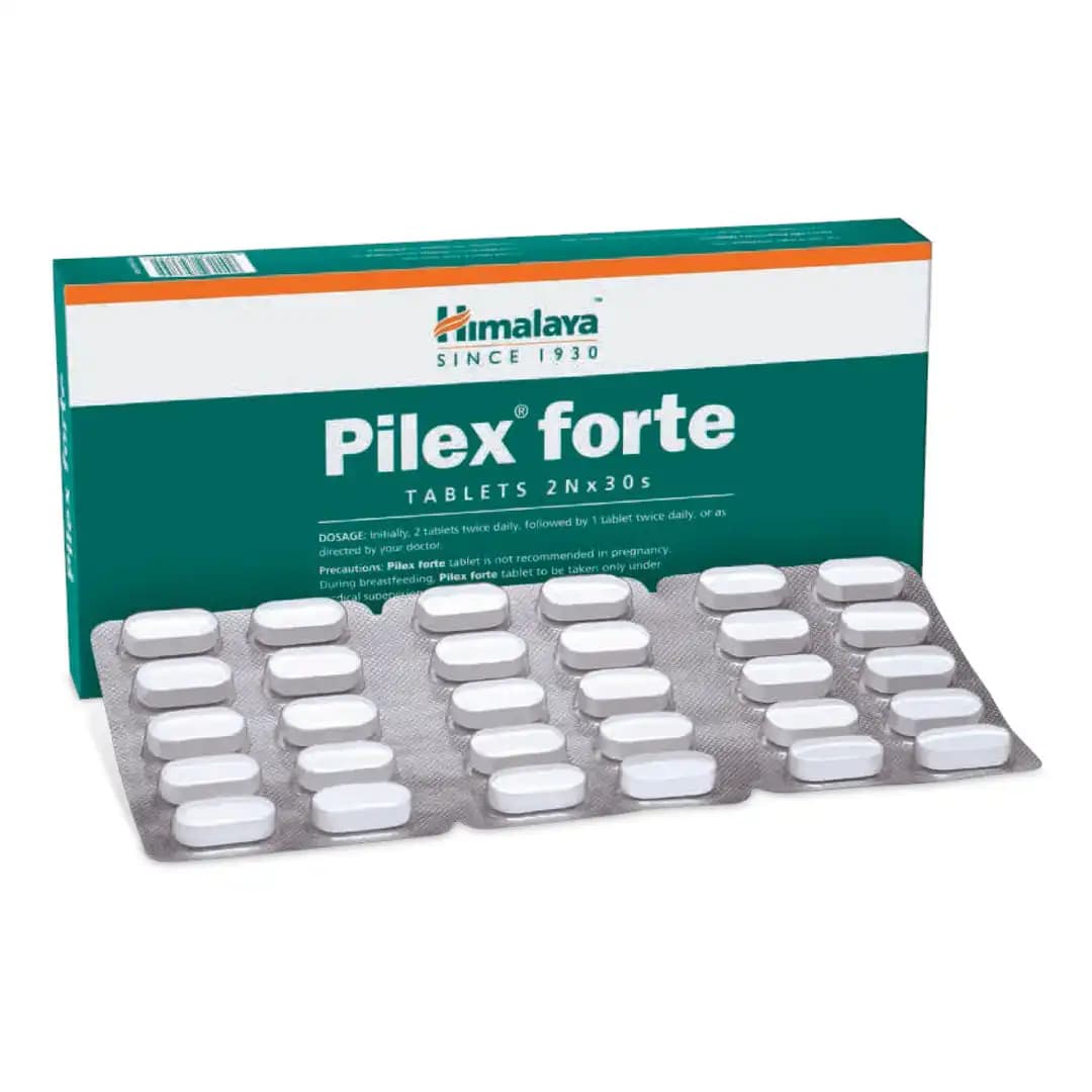 Buy Himalaya Pilex Forte Tablets Online - OLRAA Indian Snacks