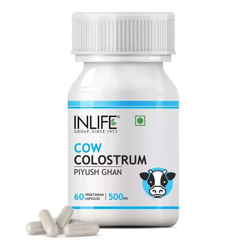 Buy Inlife Cow Colostrum Capsules Online - OLRAA Indian Snacks