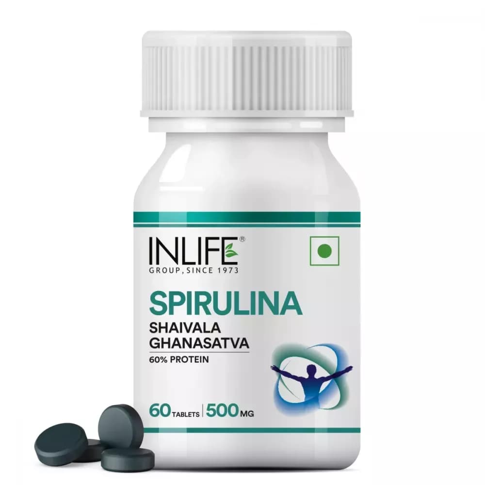 Buy Inlife Spirulina Tablets Online - OLRAA Indian Snacks