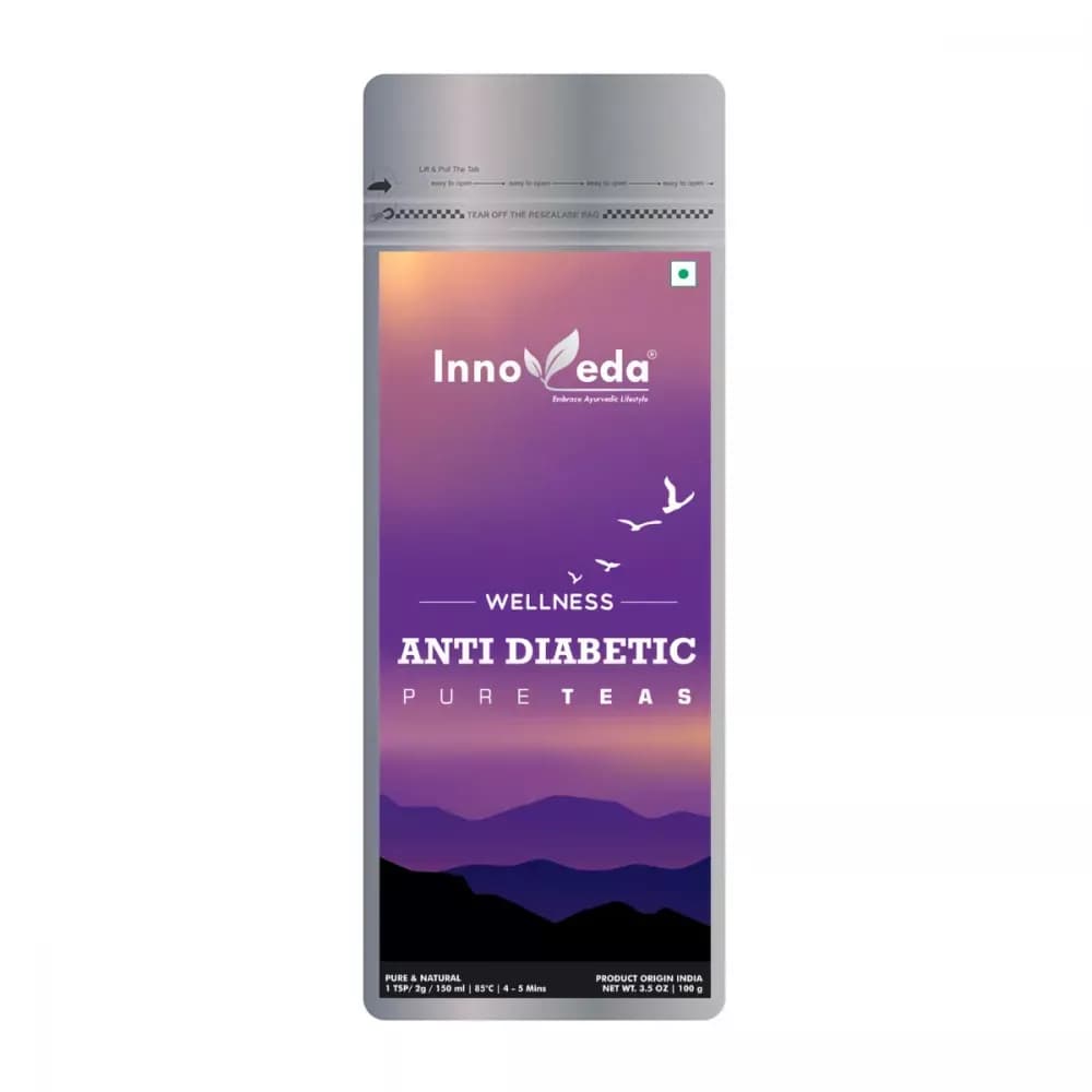 Buy Innoveda Anti Diabetic Tea Online - OLRAA Indian Snacks