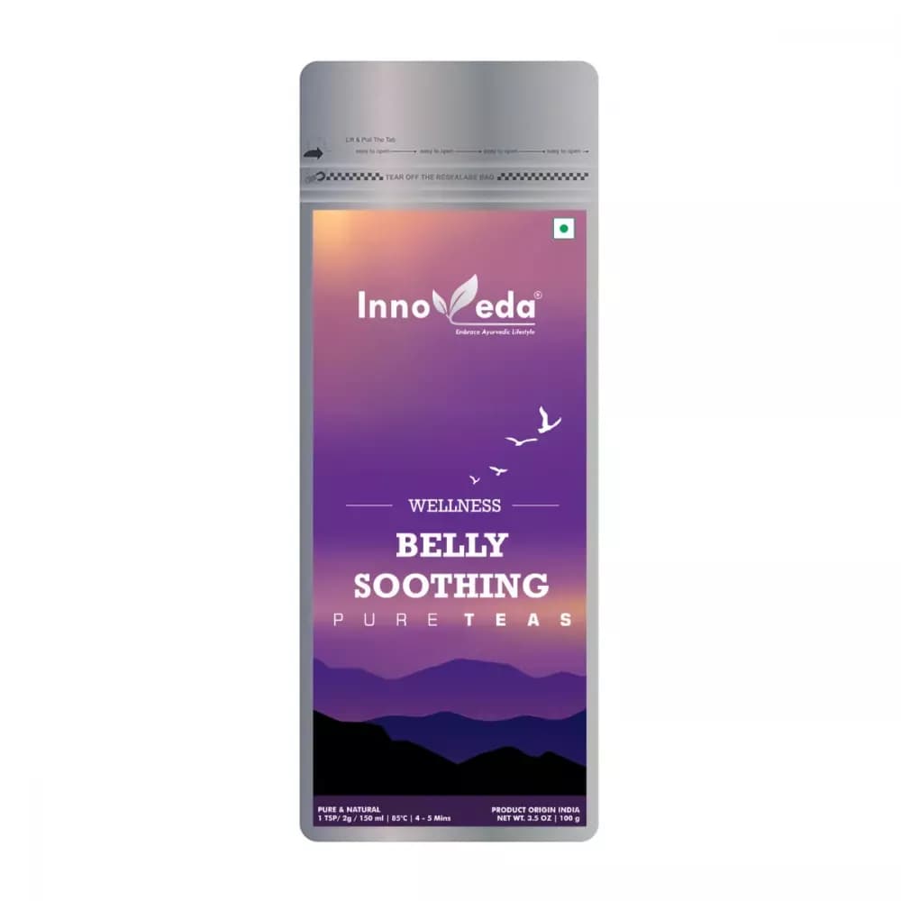 Buy Innoveda Belly Soothing Green Tea Online - OLRAA Indian Snacks