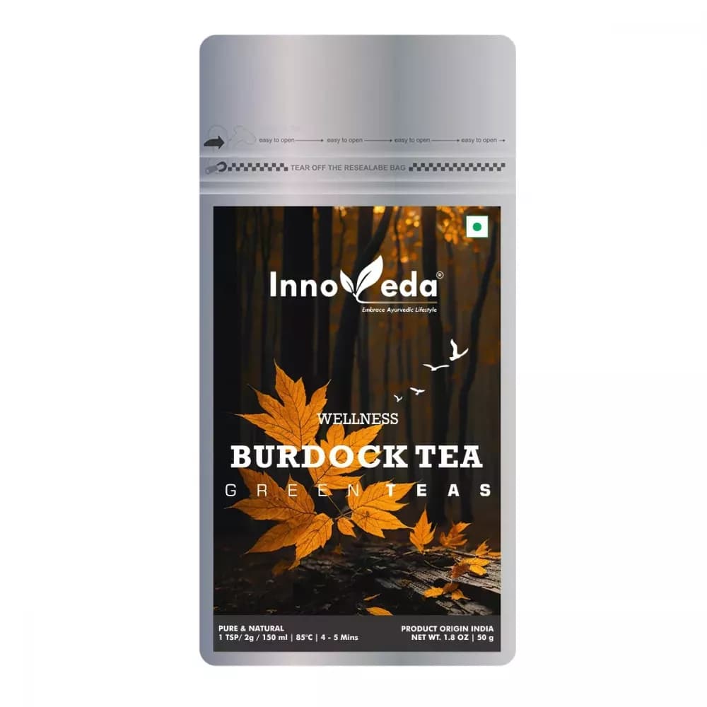 Buy Innoveda Burdock Detox Tea  Online - OLRAA Indian Snacks