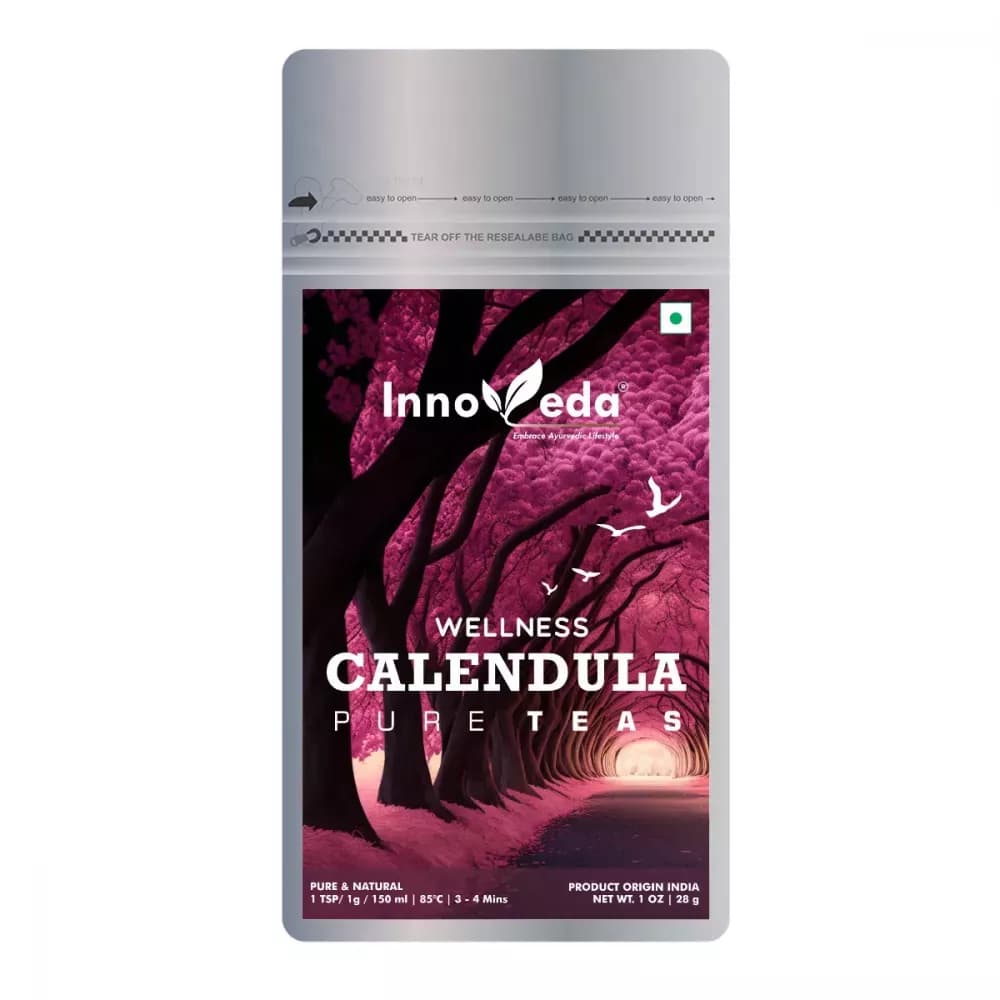Buy Innoveda Calendula Tea Online - OLRAA Indian Snacks