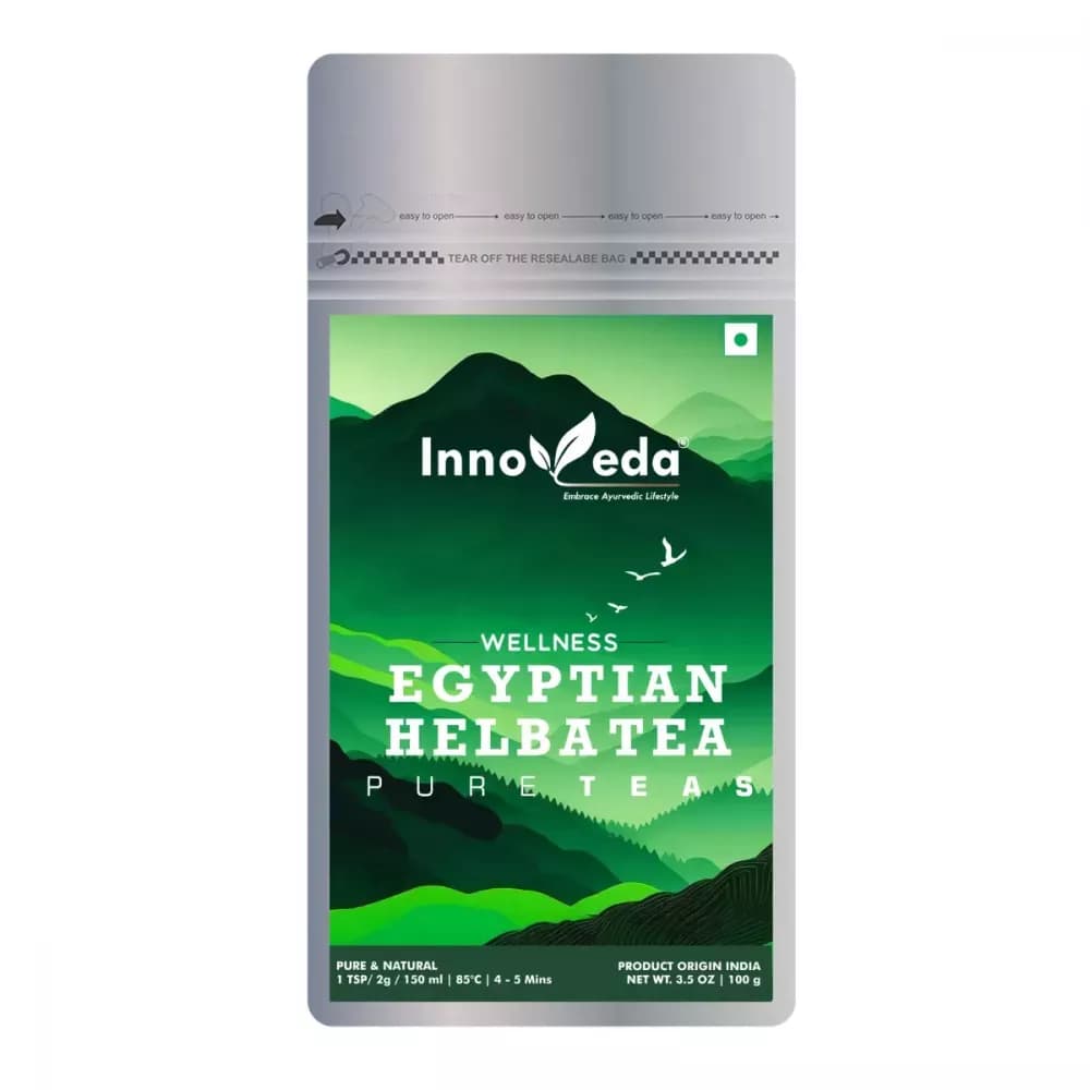 Buy Innoveda Egyptian Helba Tea Online - OLRAA Indian Snacks
