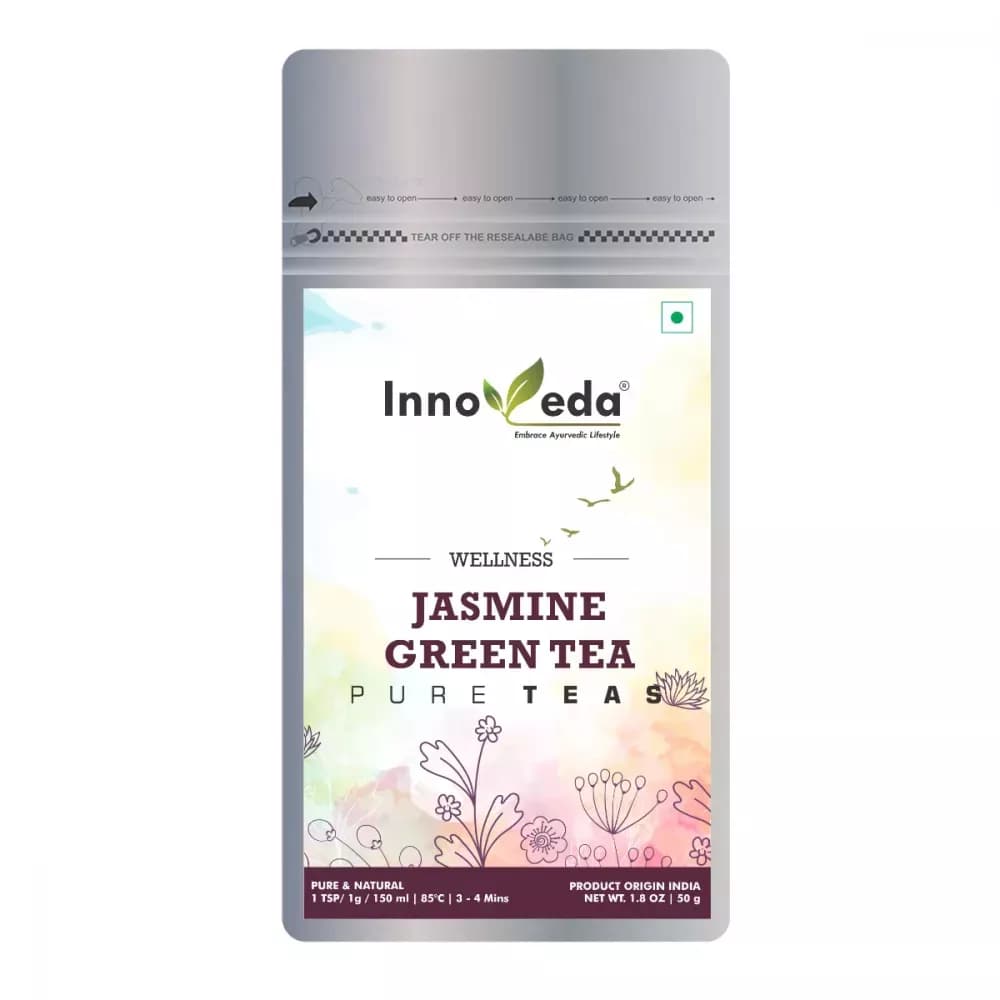 Buy Innoveda Jasmine Green Tea Online - OLRAA Indian Snacks