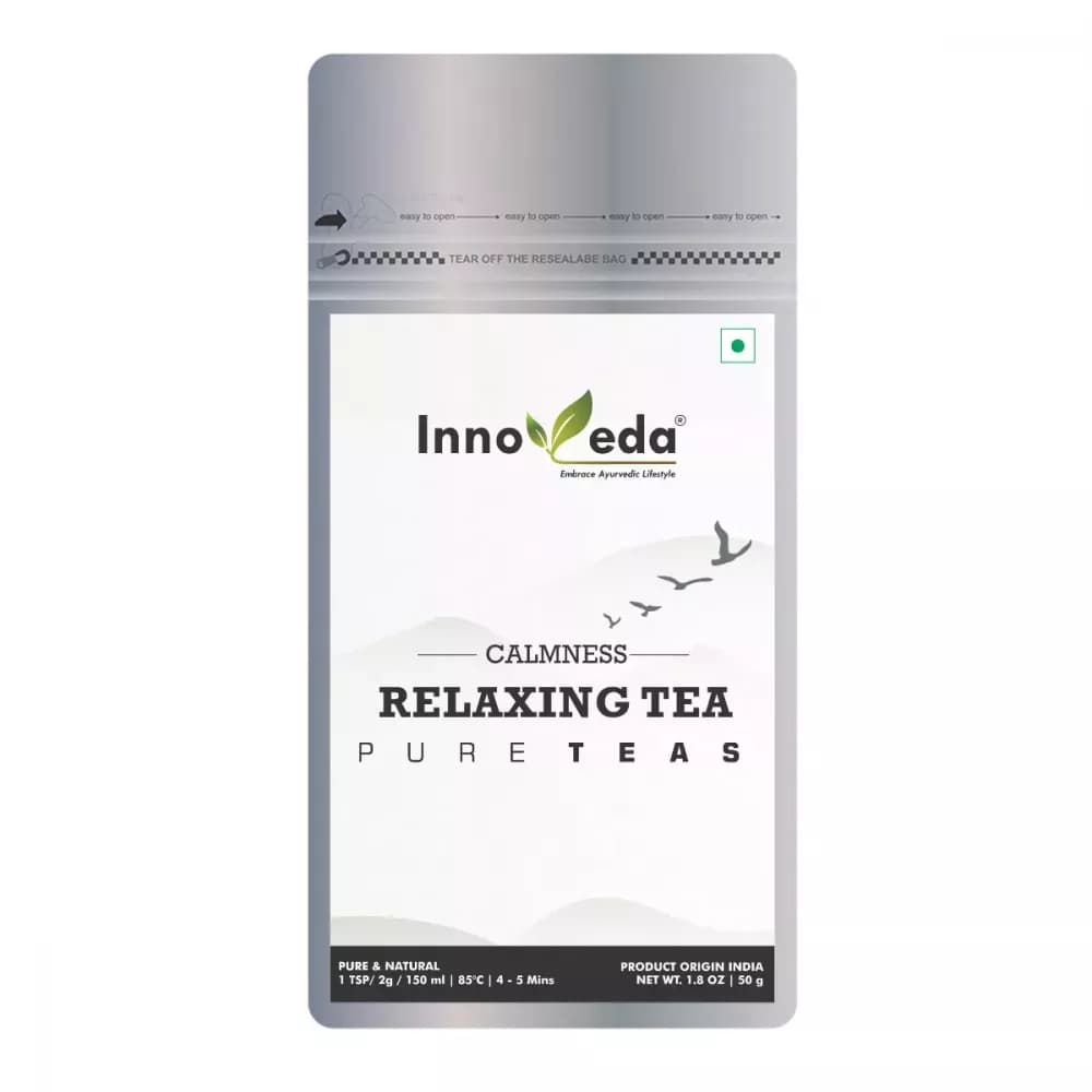 Buy Innoveda Relaxing Tea Online - OLRAA Indian Snacks