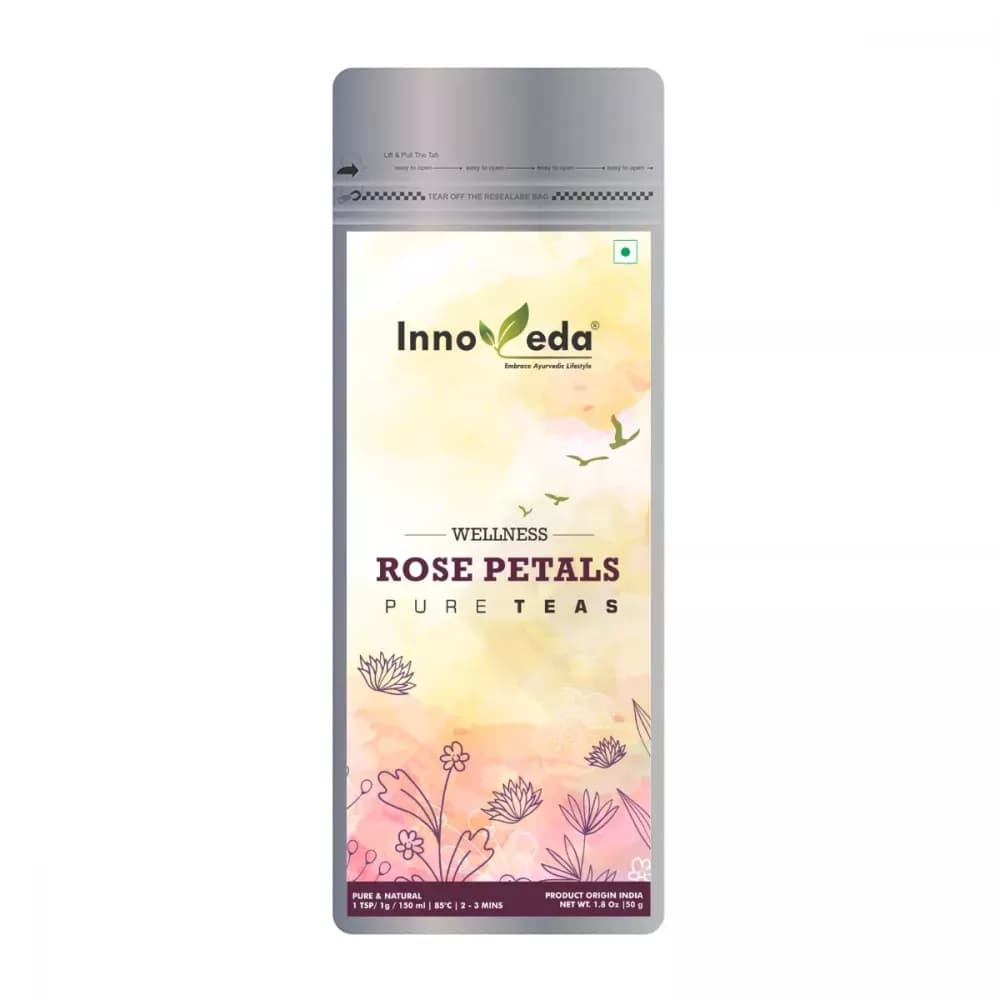 Buy Innoveda Rose Petals Tea Online - OLRAA Indian Snacks