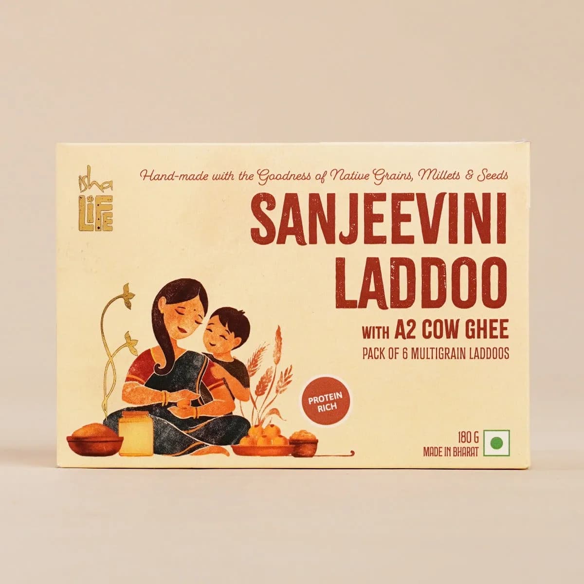 Buy Isha Life Sanjeevini Laddoo Online - OLRAA Indian Snacks