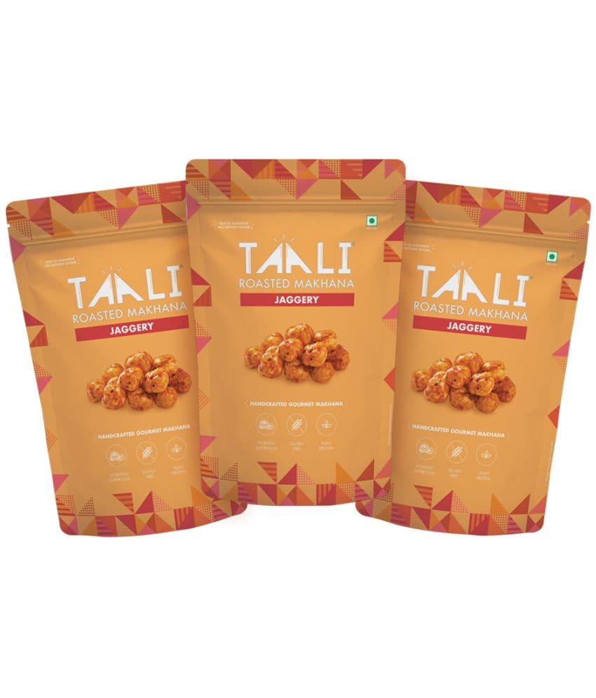 Buy Roasted Makhana Jaggery Flavored Plant Based Protein Gluten Free  Healthy Snack Online - OLRAA Indian Snacks