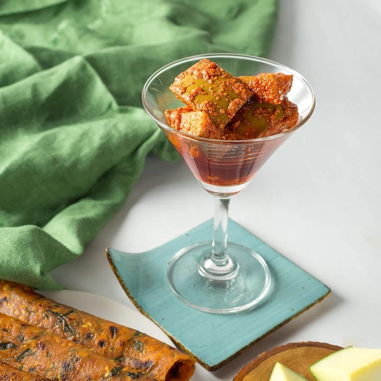 Buy Jandhyala Foods Avakaya Mango Pickle Online - OLRAA Indian Snacks