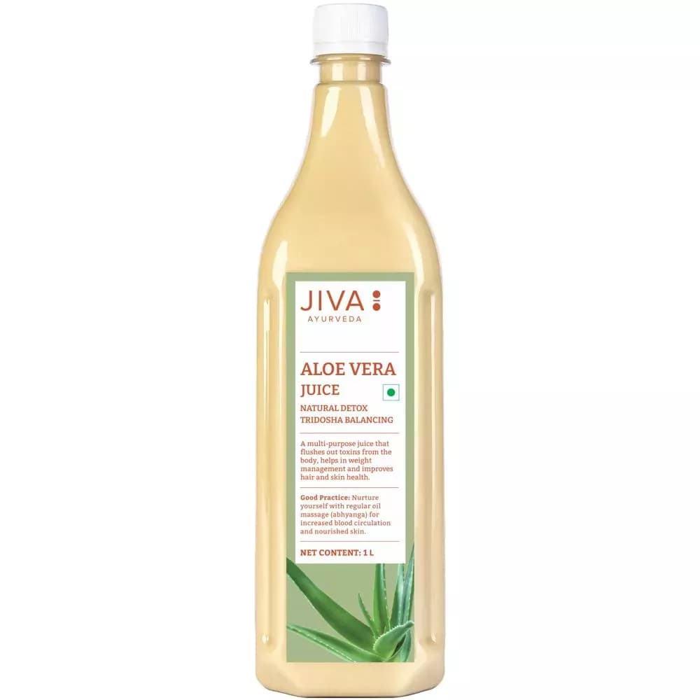Buy Jiva Ayurveda Aloe Vera Juice Online - OLRAA Indian Snacks