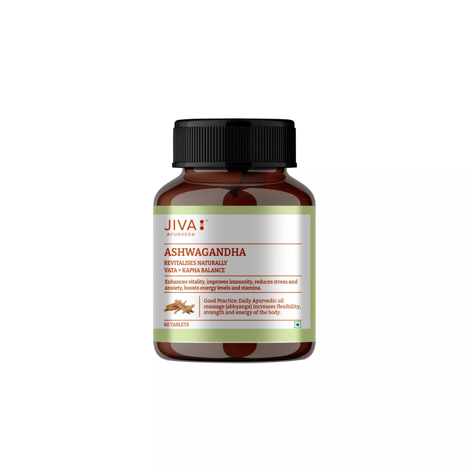 Buy Jiva Ayurveda Ashwagandha Tablets Online - OLRAA Indian Snacks