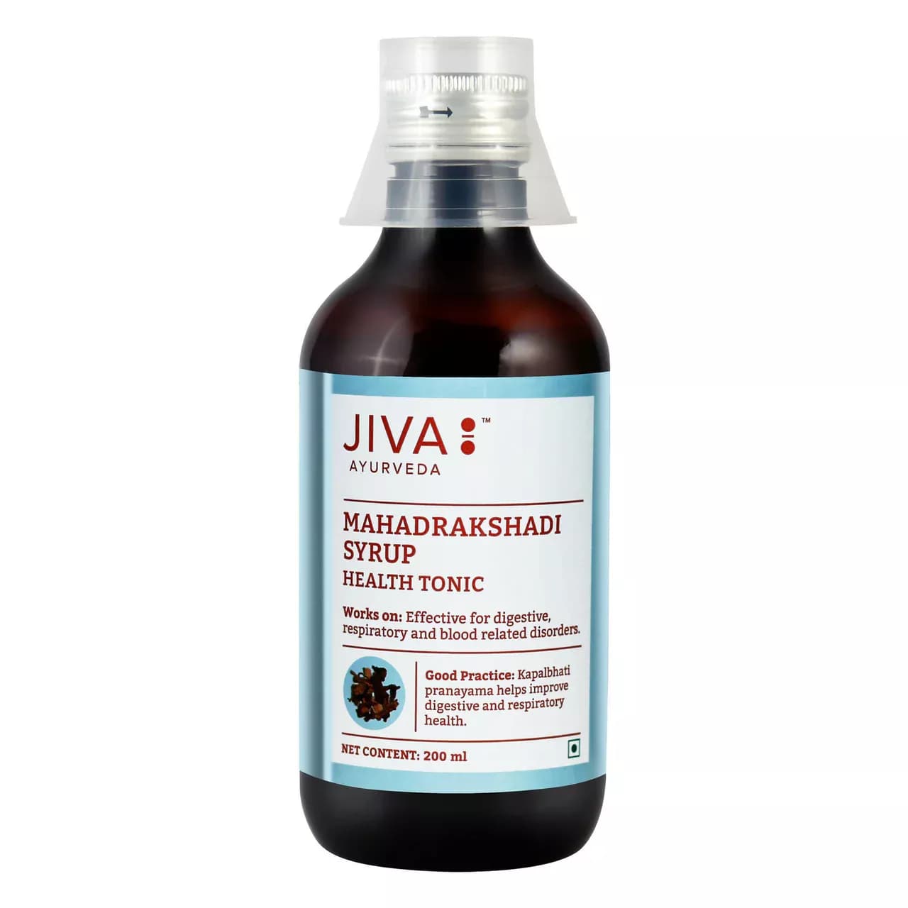 Buy Jiva Ayurveda Mahadrakshadi Syrup Online - OLRAA Indian Snacks