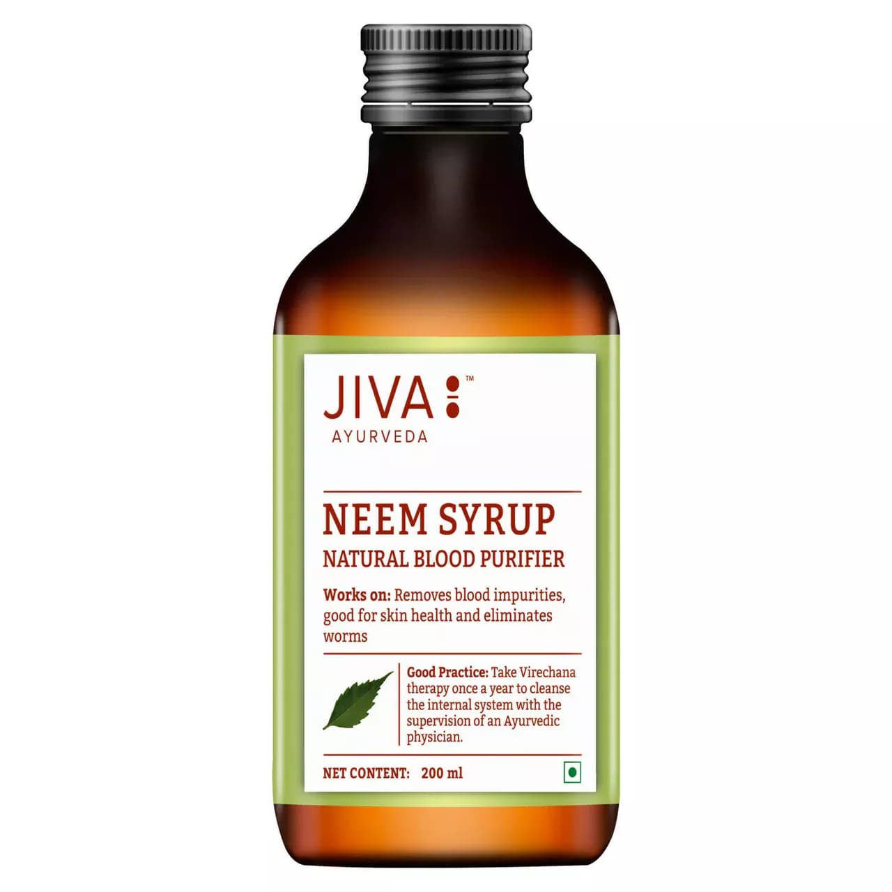 Buy Jiva Ayurveda Neem Syrup Online - OLRAA Indian Snacks