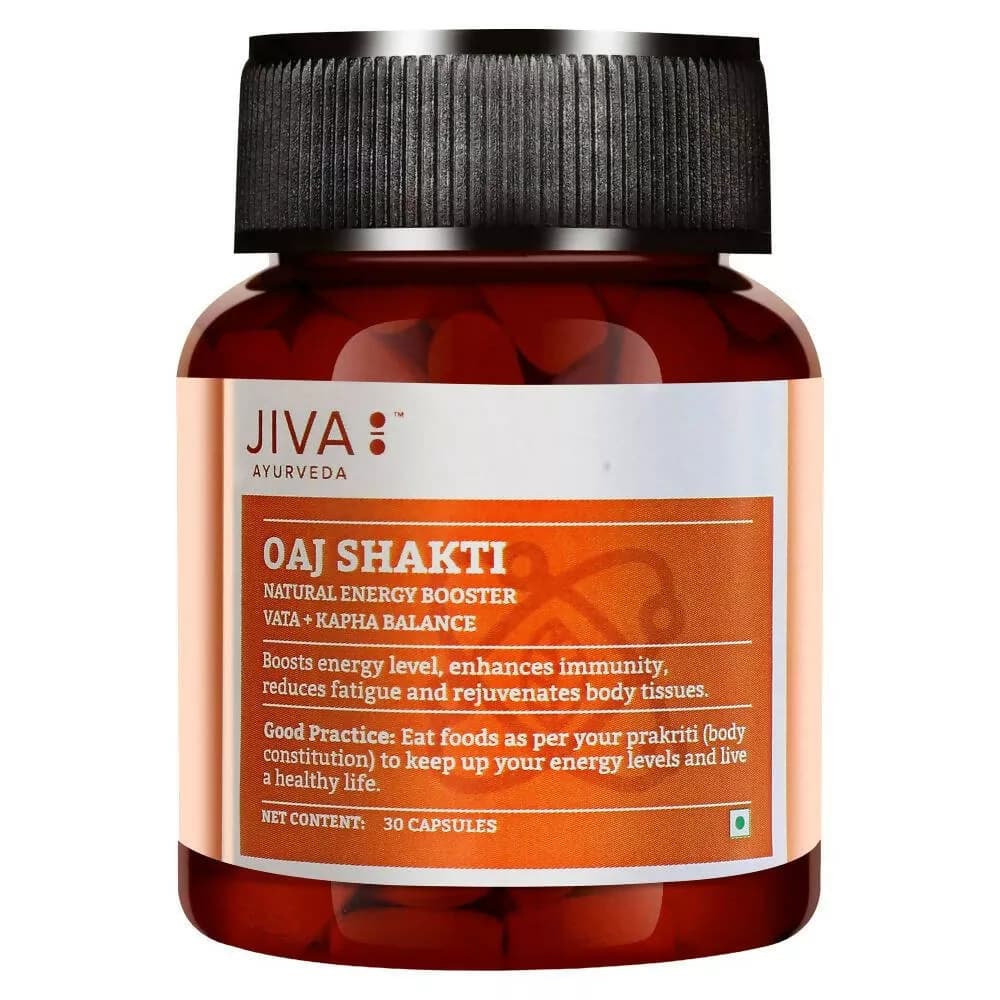 Buy Jiva Ayurveda Oaj Shakti Capsules  Online - OLRAA Indian Snacks