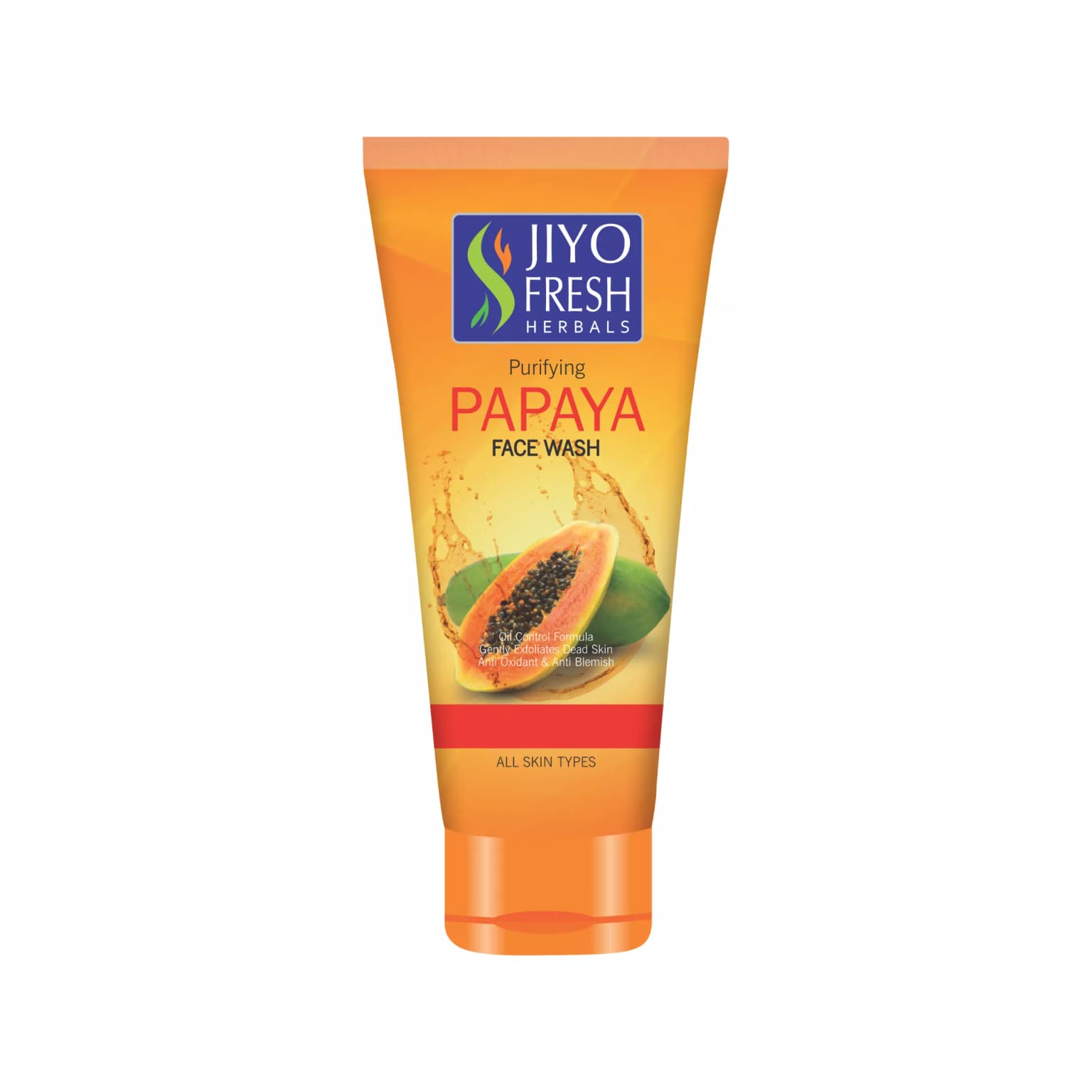 Buy Jiyo Fresh Papaya Face Wash Online - OLRAA Indian Snacks