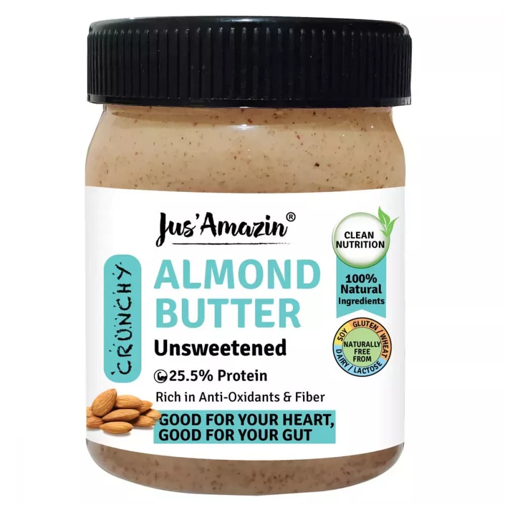 Buy Jus Amazin Almond Butter Creamy Online - OLRAA Indian Snacks
