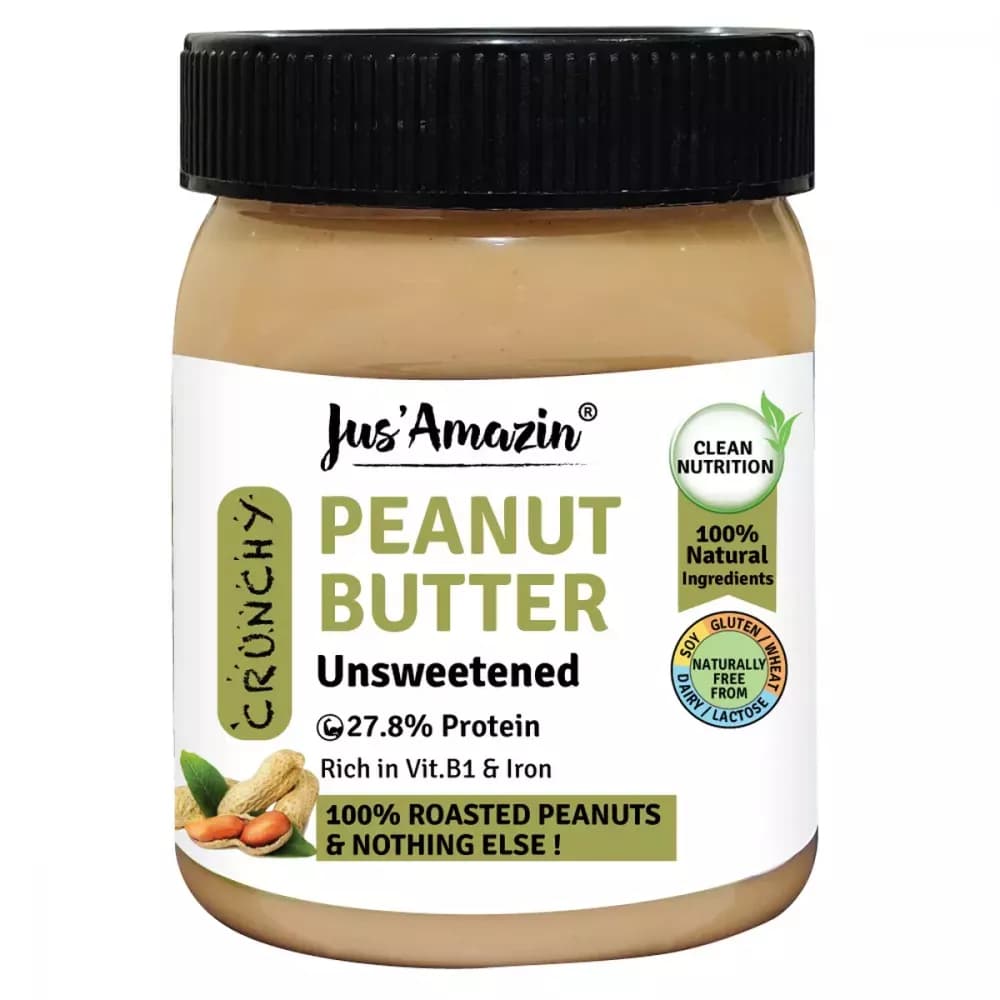 Buy Jus Amazin Peanut Butter Crunchy Online - OLRAA Indian Snacks