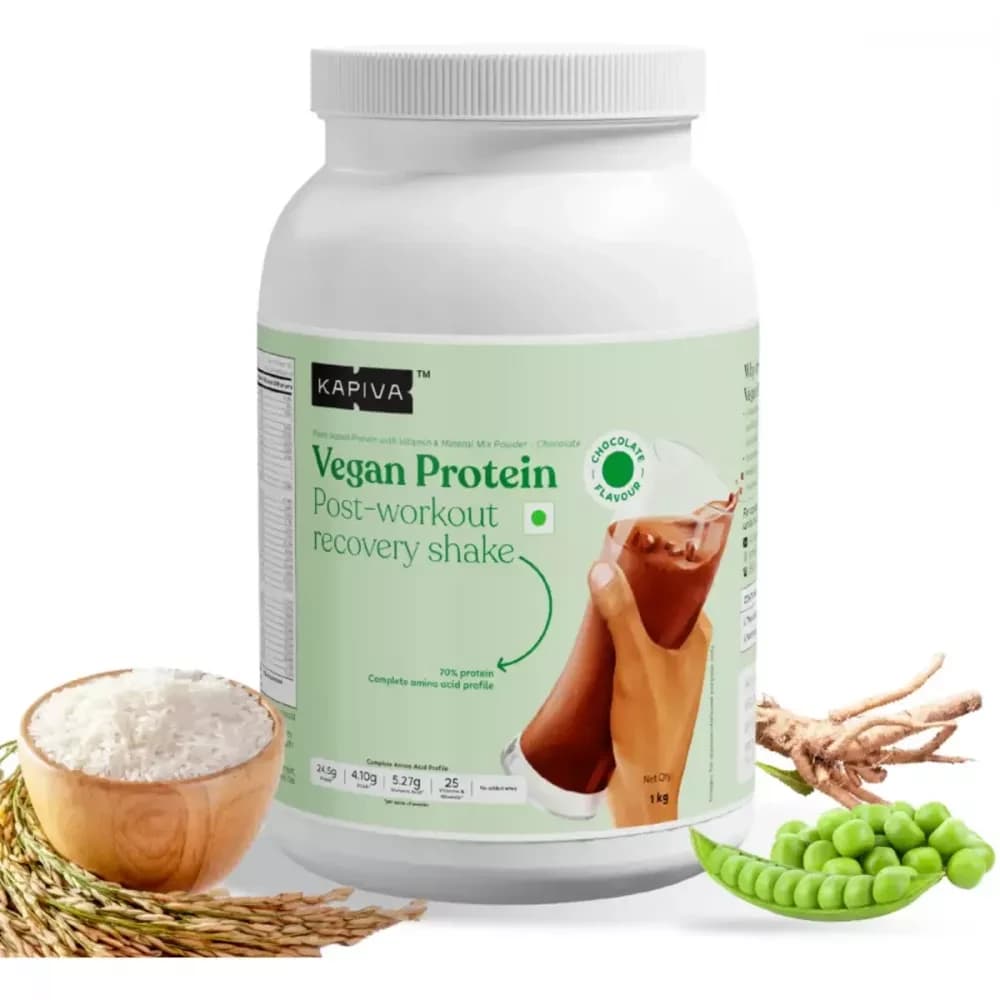Buy Kapiva Ayurveda Vegan Protein Online - OLRAA Indian Snacks