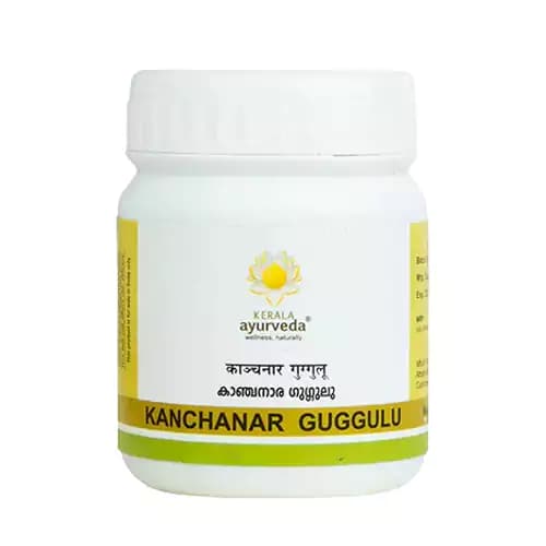 Buy Kerala Ayurveda Kanchanar Guggulu Tablets Online - OLRAA Indian Snacks