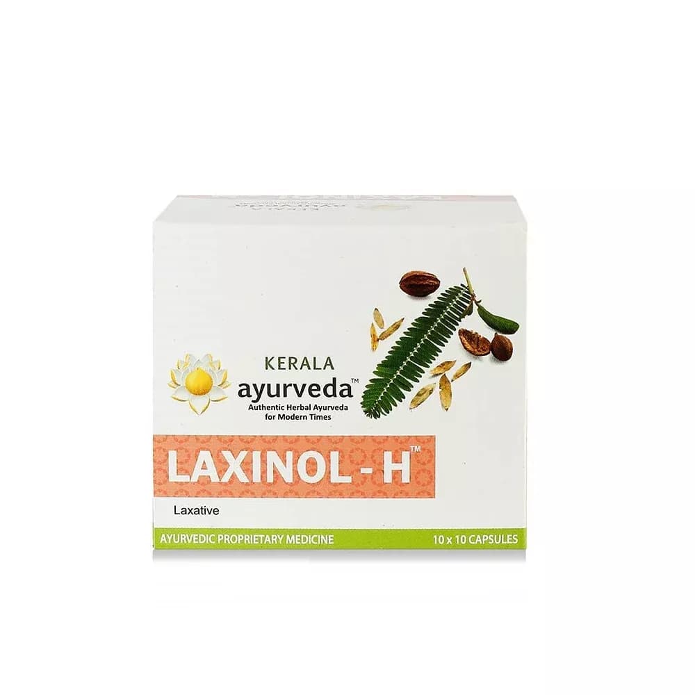 Buy Kerala Ayurveda Laxinol-H Capsule Online - OLRAA Indian Snacks