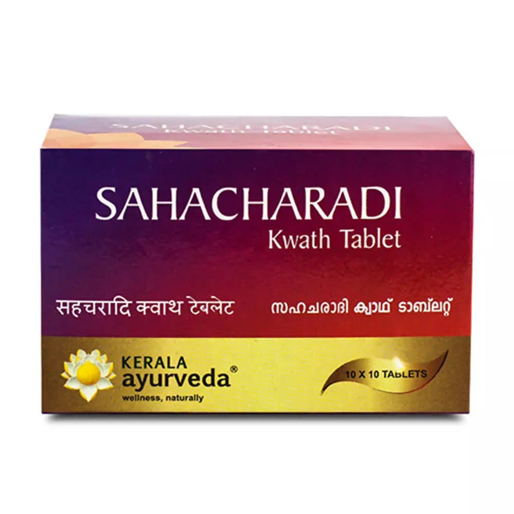 Buy Kerala Ayurveda Sahacharadi Kwath Tablets Online - OLRAA Indian Snacks