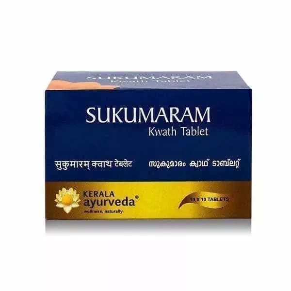 Buy Kerala Ayurveda Sukumaram Kwath Tablets  Online - OLRAA Indian Snacks