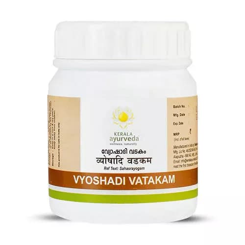 Buy Kerala Ayurveda Vyoshadi Vatakam Online - OLRAA Indian Snacks