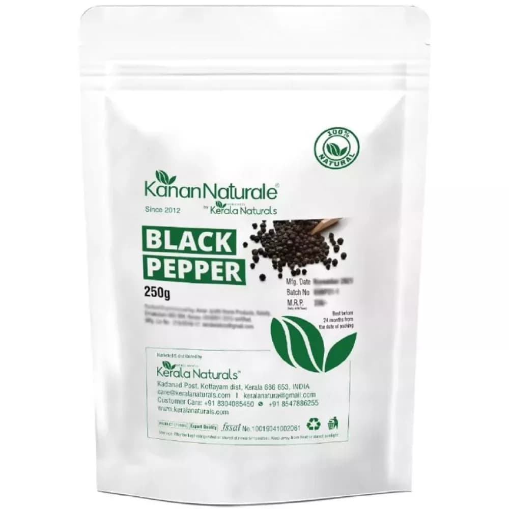 Buy Kerala Naturals Black Pepper Online - OLRAA Indian Snacks