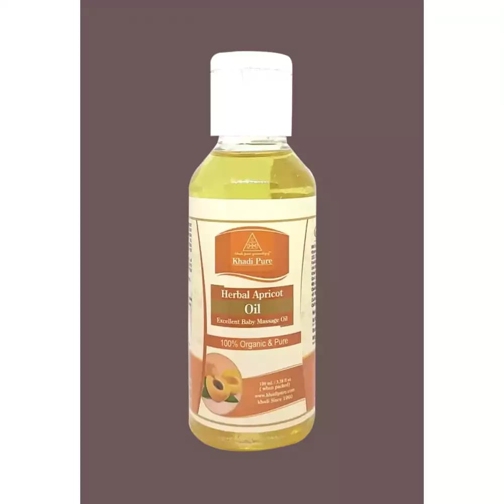 Buy Khadi Pure Herbal Apricot Oil Online - OLRAA Indian Snacks