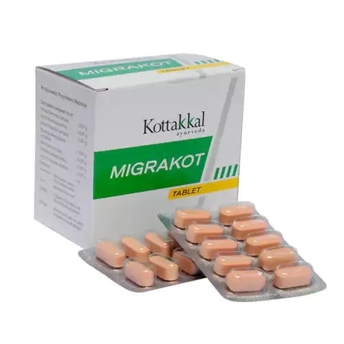Buy kottakkal arya vaidya sala Migrakot Tablet Online - OLRAA Indian Snacks
